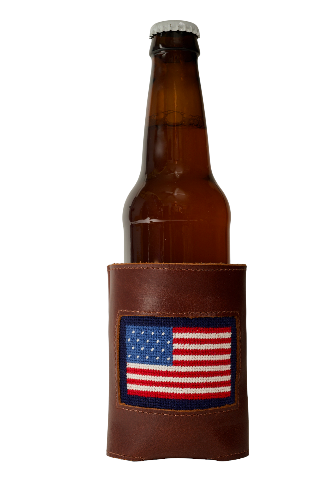 American Flag Needlepoint Koozie