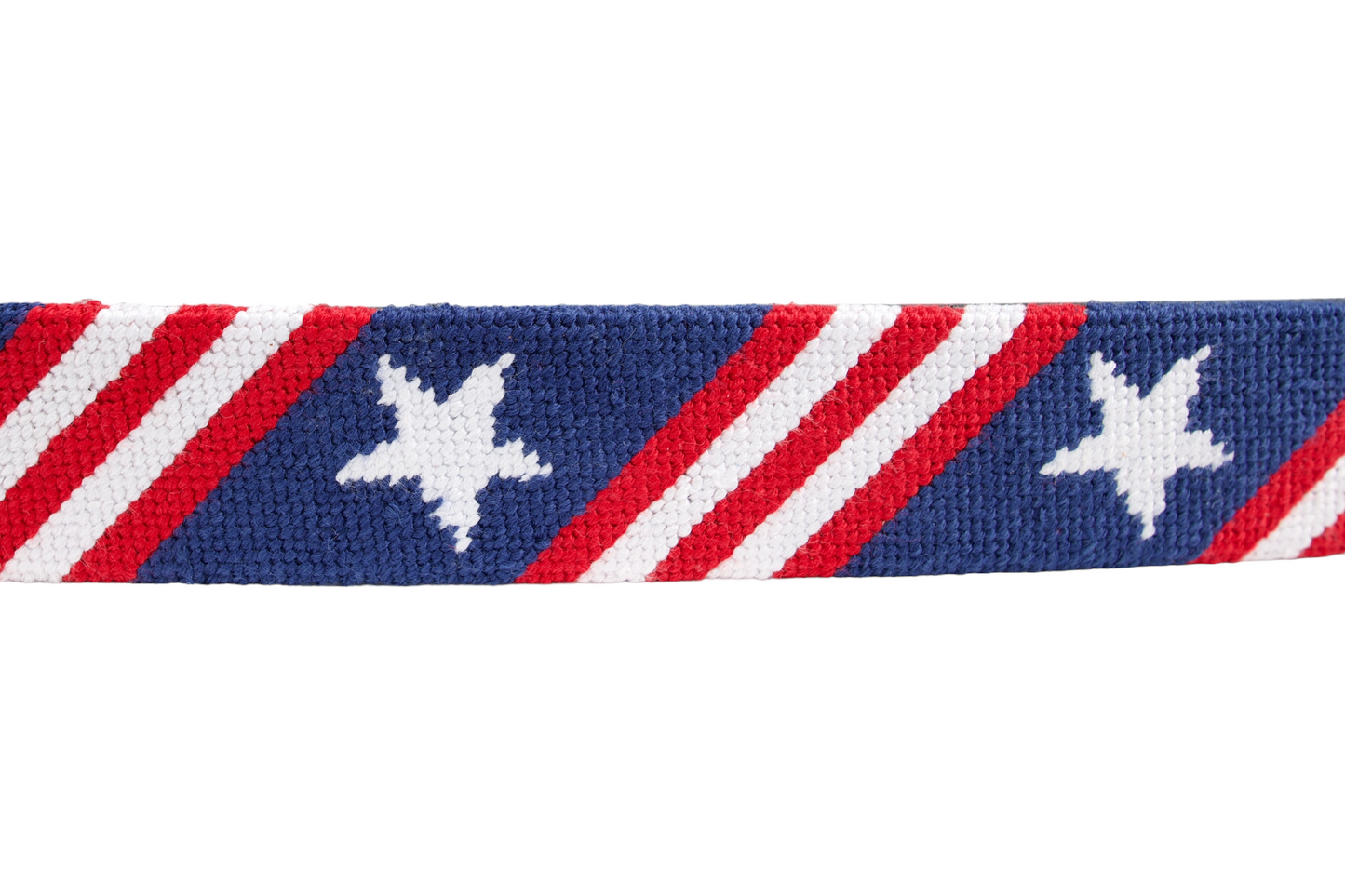 Stars and Stripes Needlepoint Belt