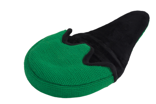 American Flag Putter Headcover - Green Needlepoint Mallet Design