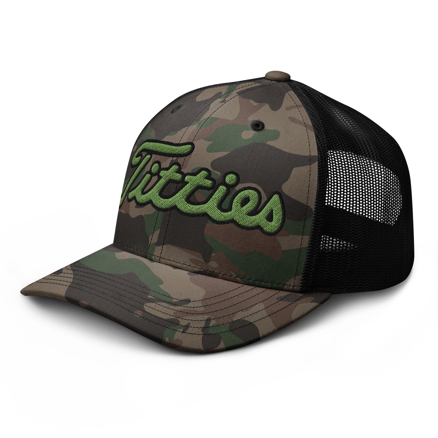 Titties Camo Trucker Hat