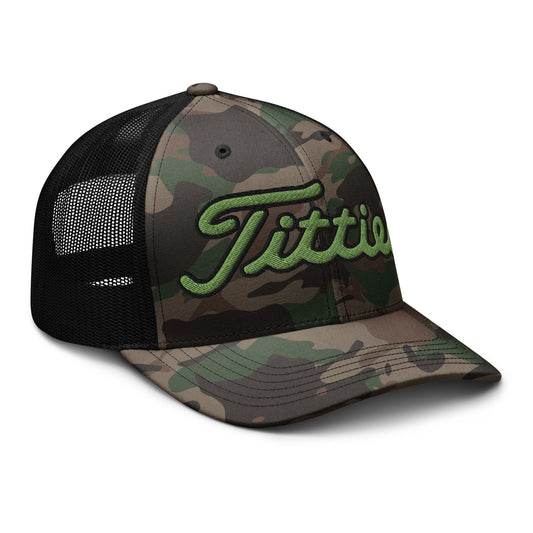 Titties Camo Trucker Hat