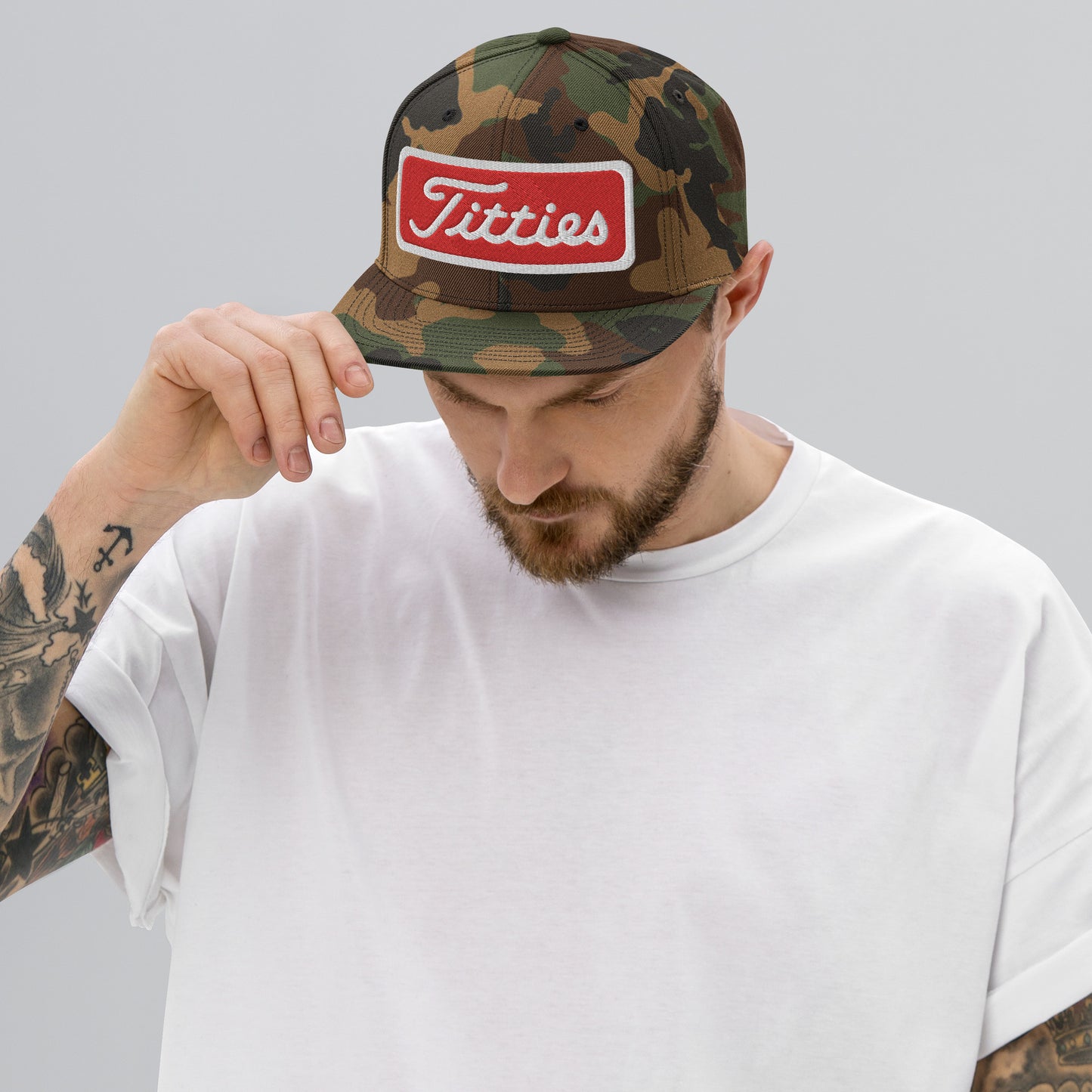 Titties Camo Snapback