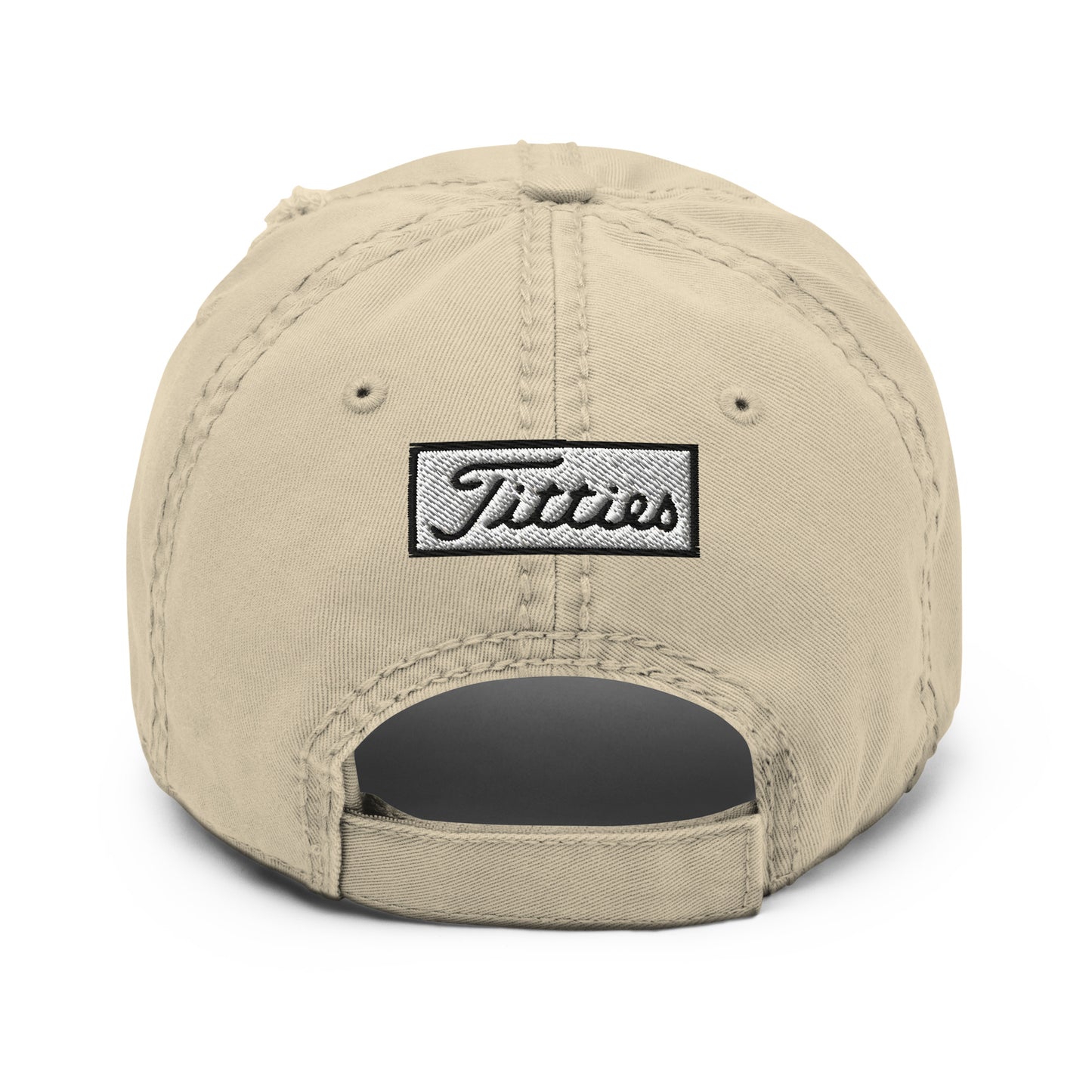 Titties Distressed Baseball Hat