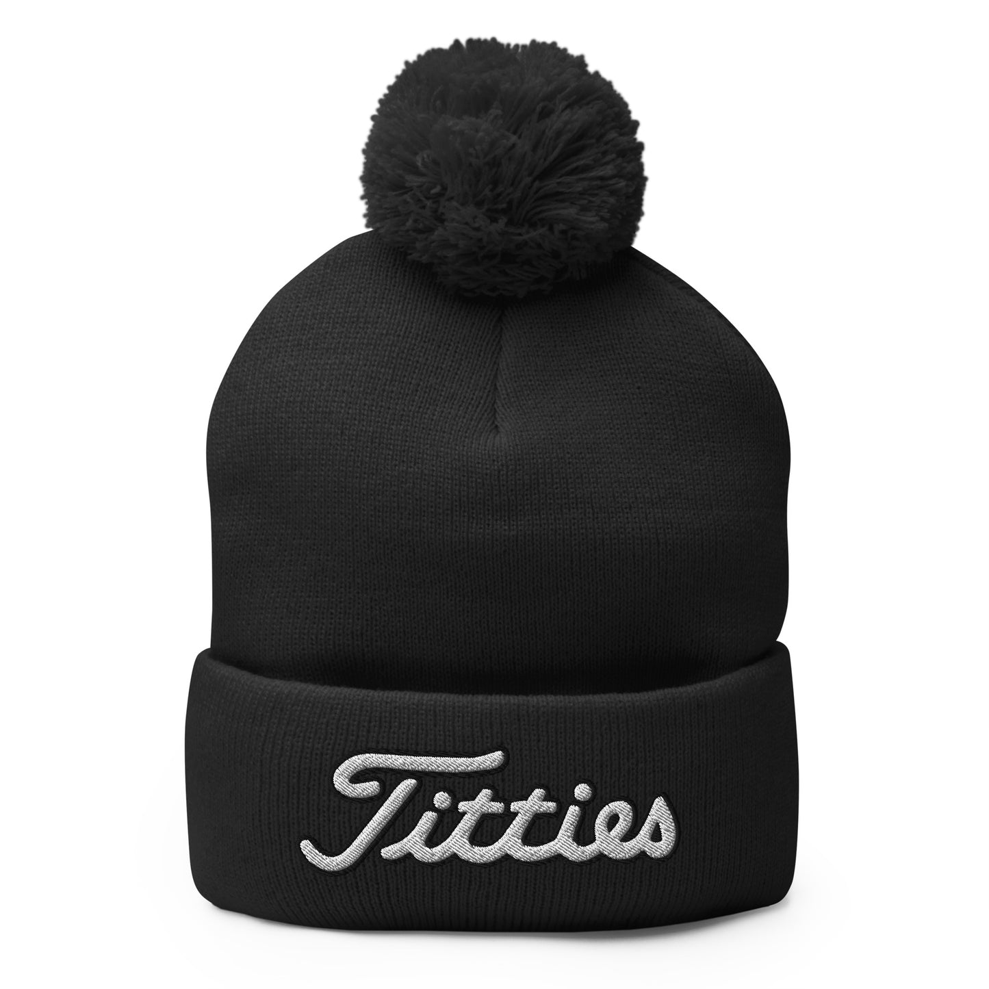 Titties Pom-Pom Beanie