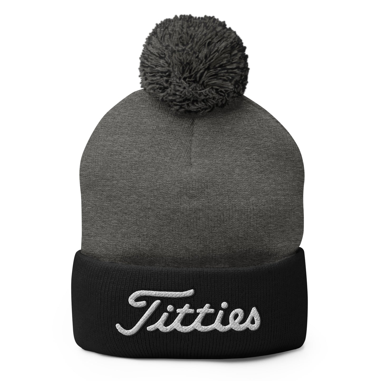 Titties Pom-Pom Beanie