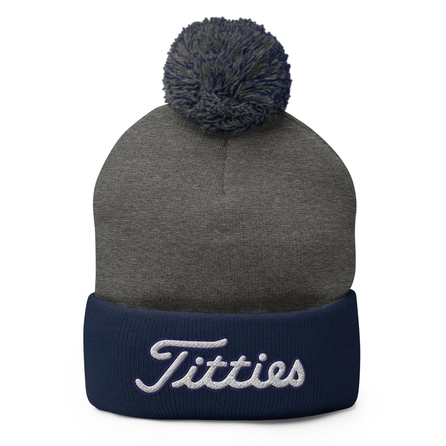 Titties Pom-Pom Beanie
