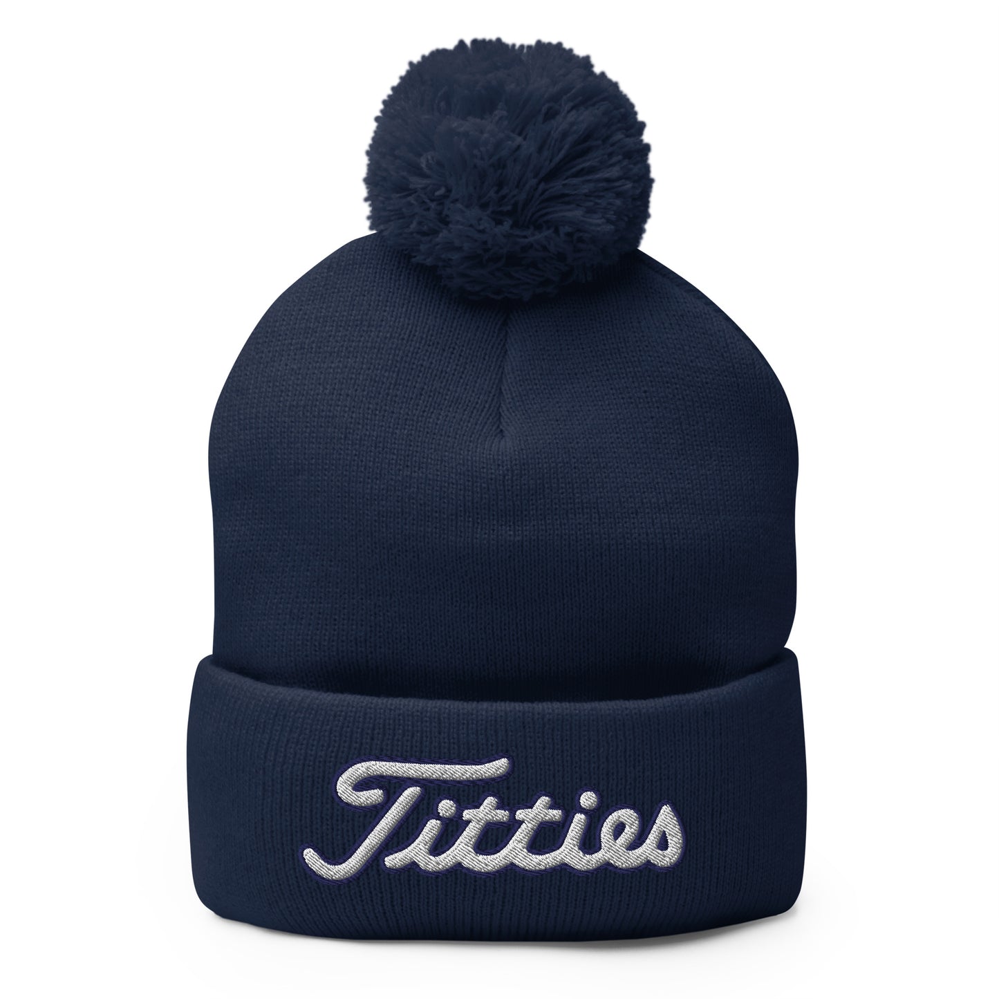 Titties Pom-Pom Beanie