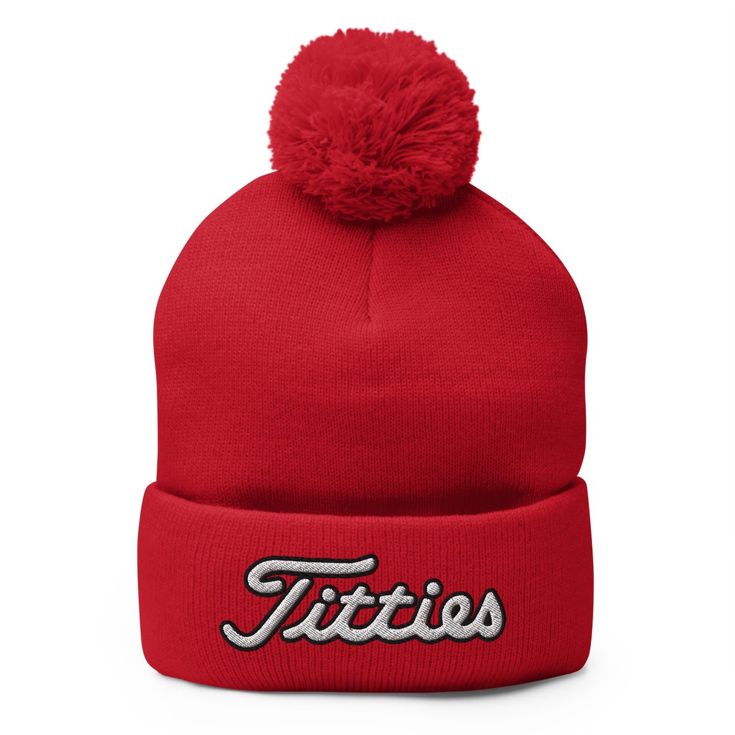 Titties Pom-Pom Beanie