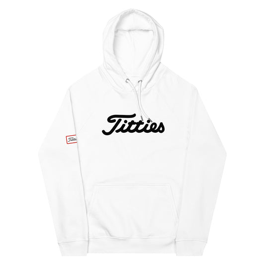 Titties Eco Raglan Hoodie