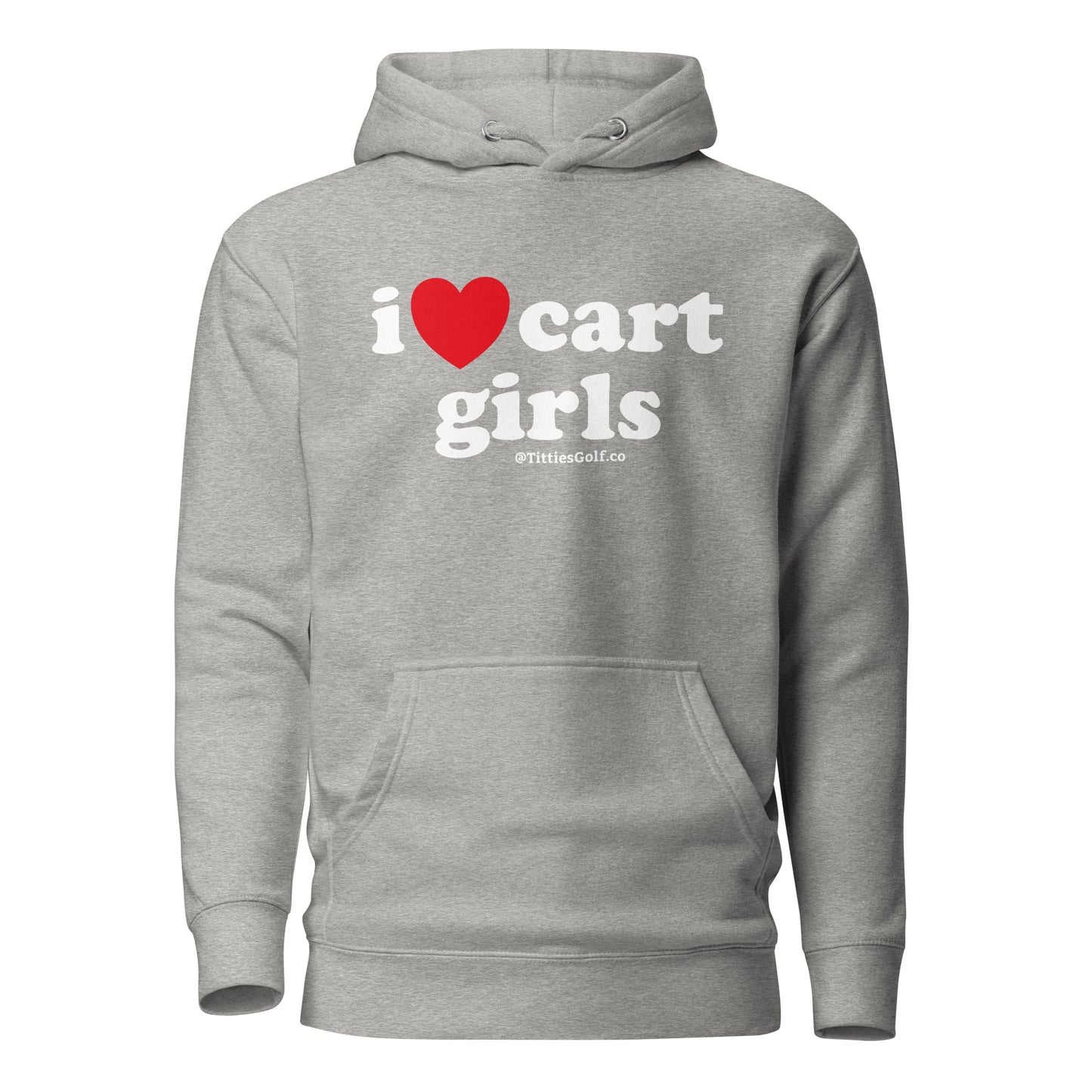 I Love Cart Girls Hoodie