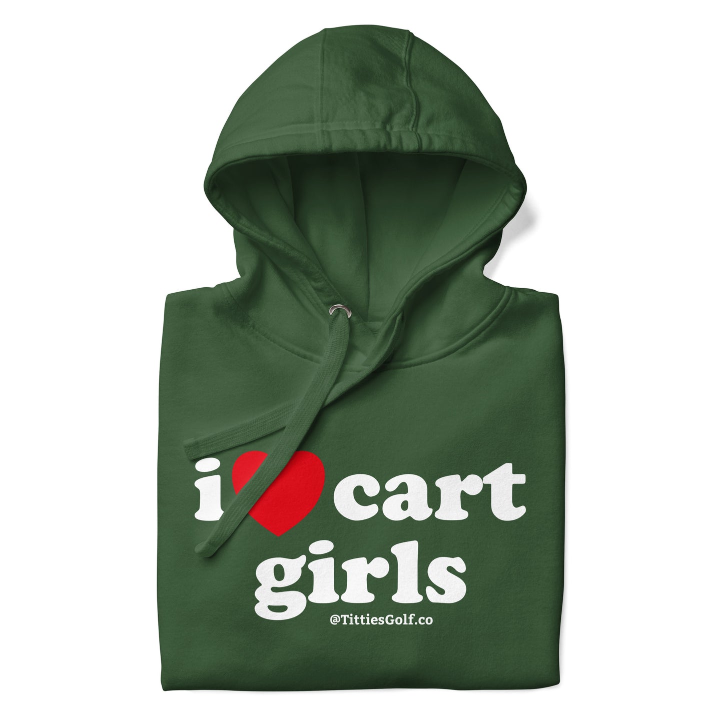 I Love Cart Girls Hoodie