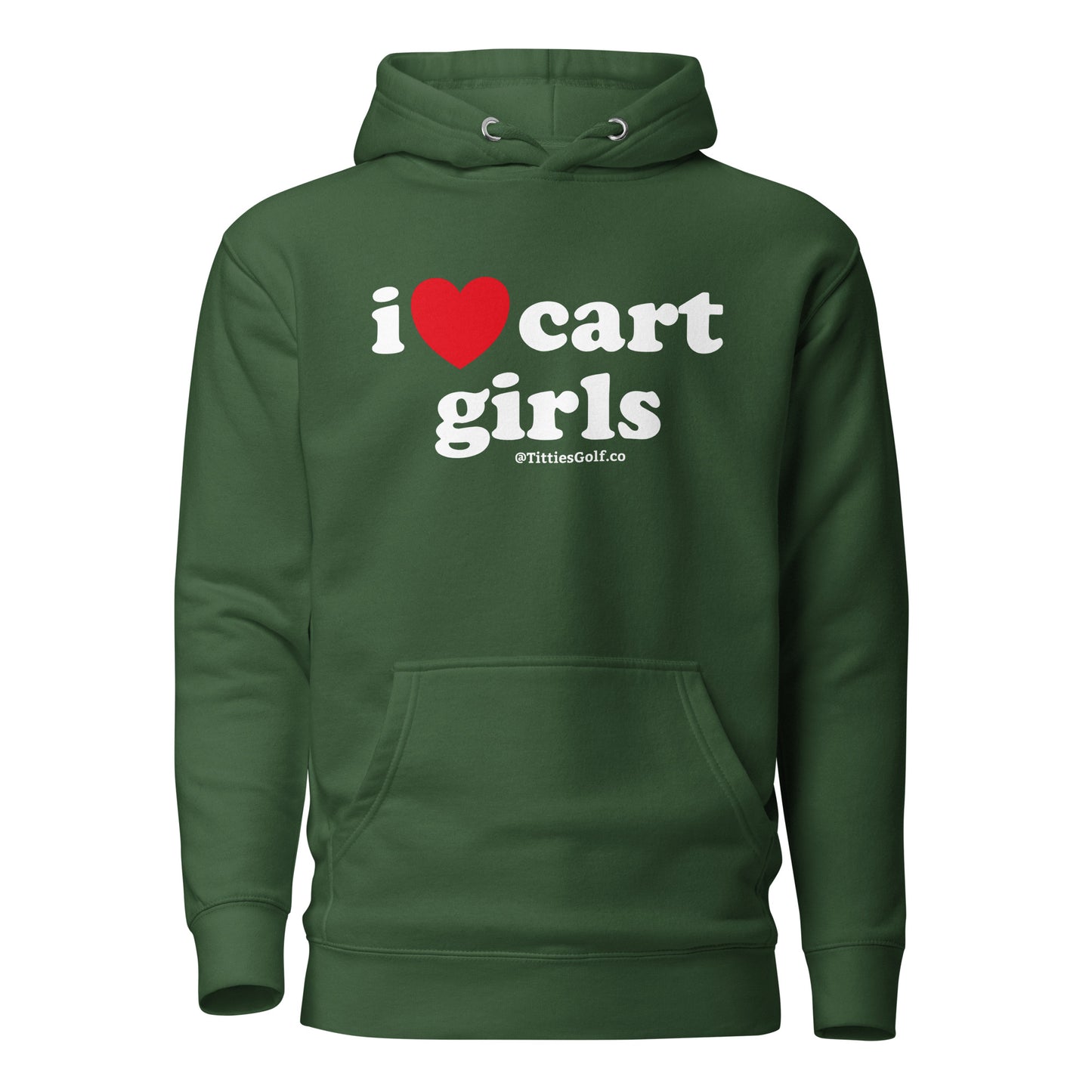 I Love Cart Girls Hoodie