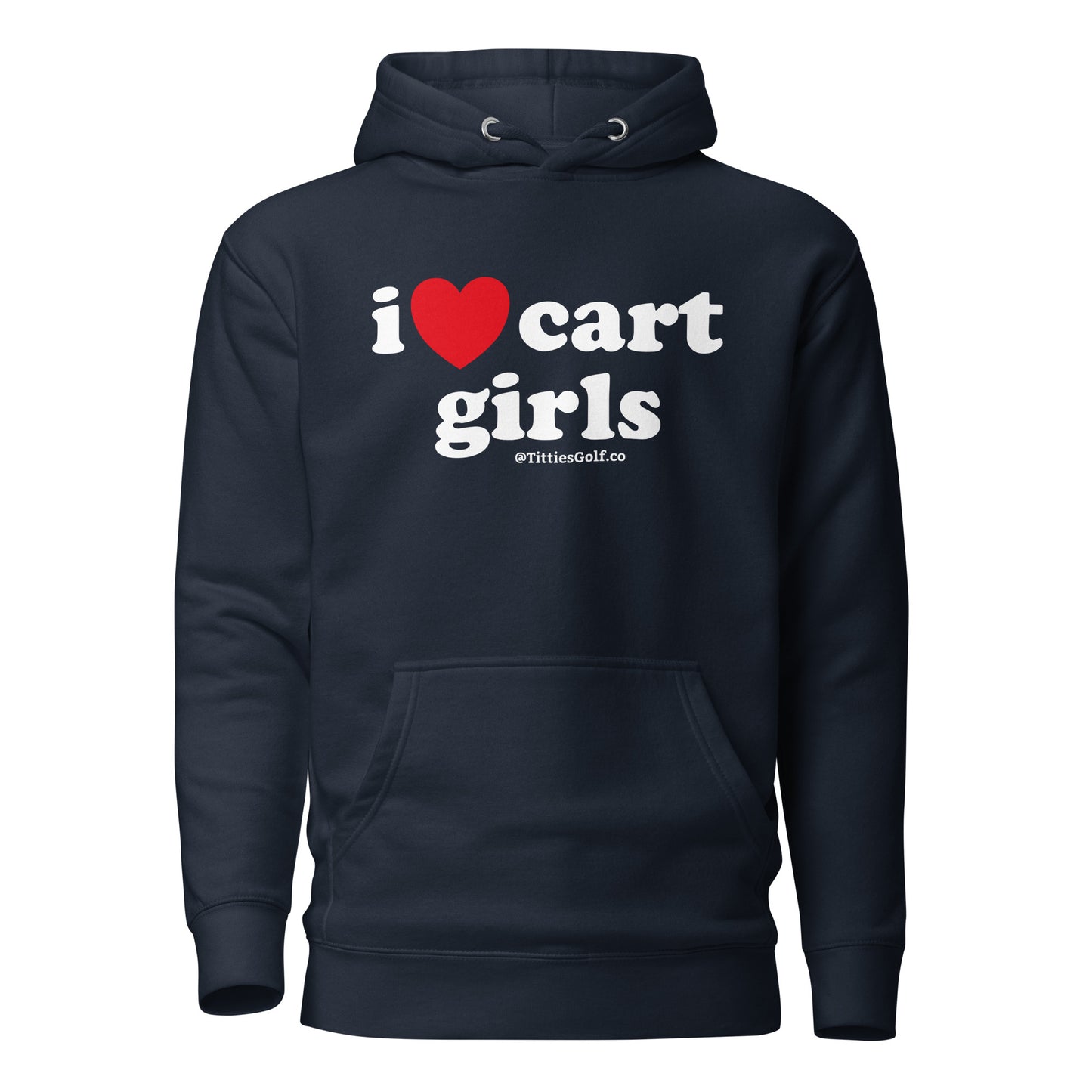 I Love Cart Girls Hoodie