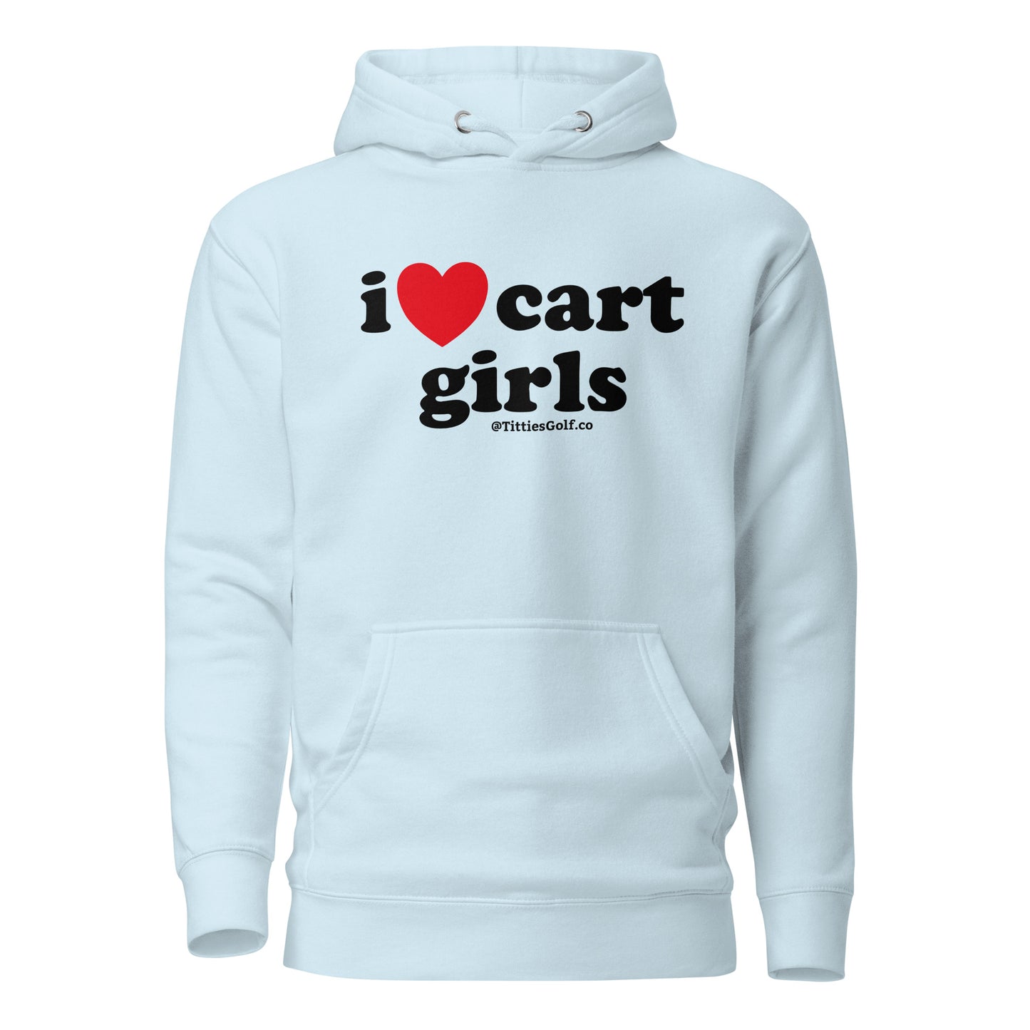 I Love Cart Girls Hoodie