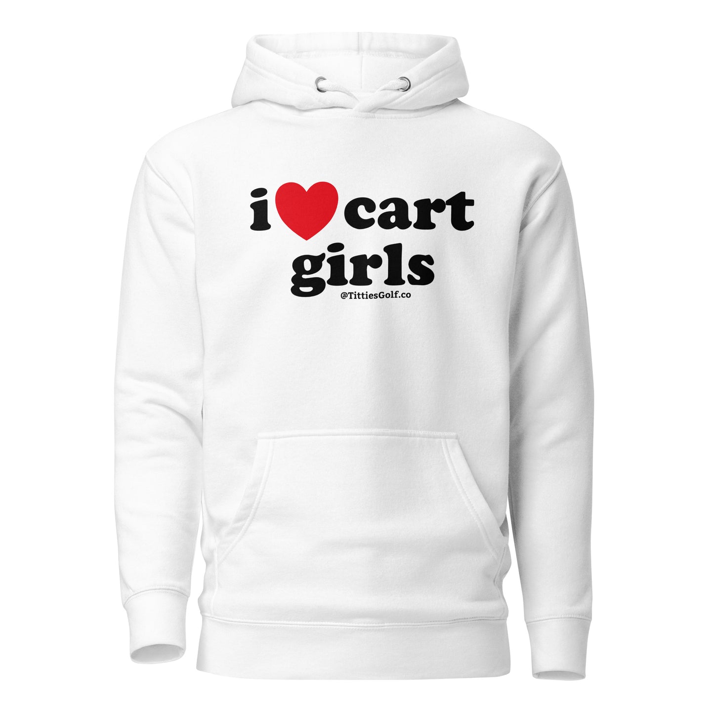 I Love Cart Girls Hoodie