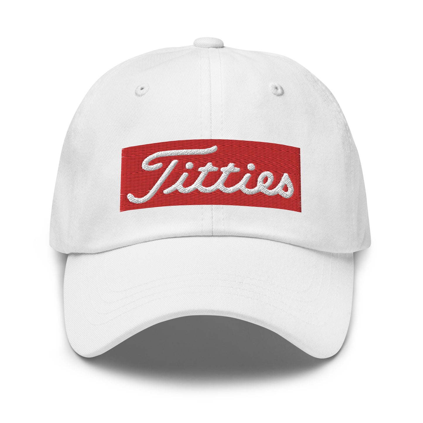 titties hat - white
