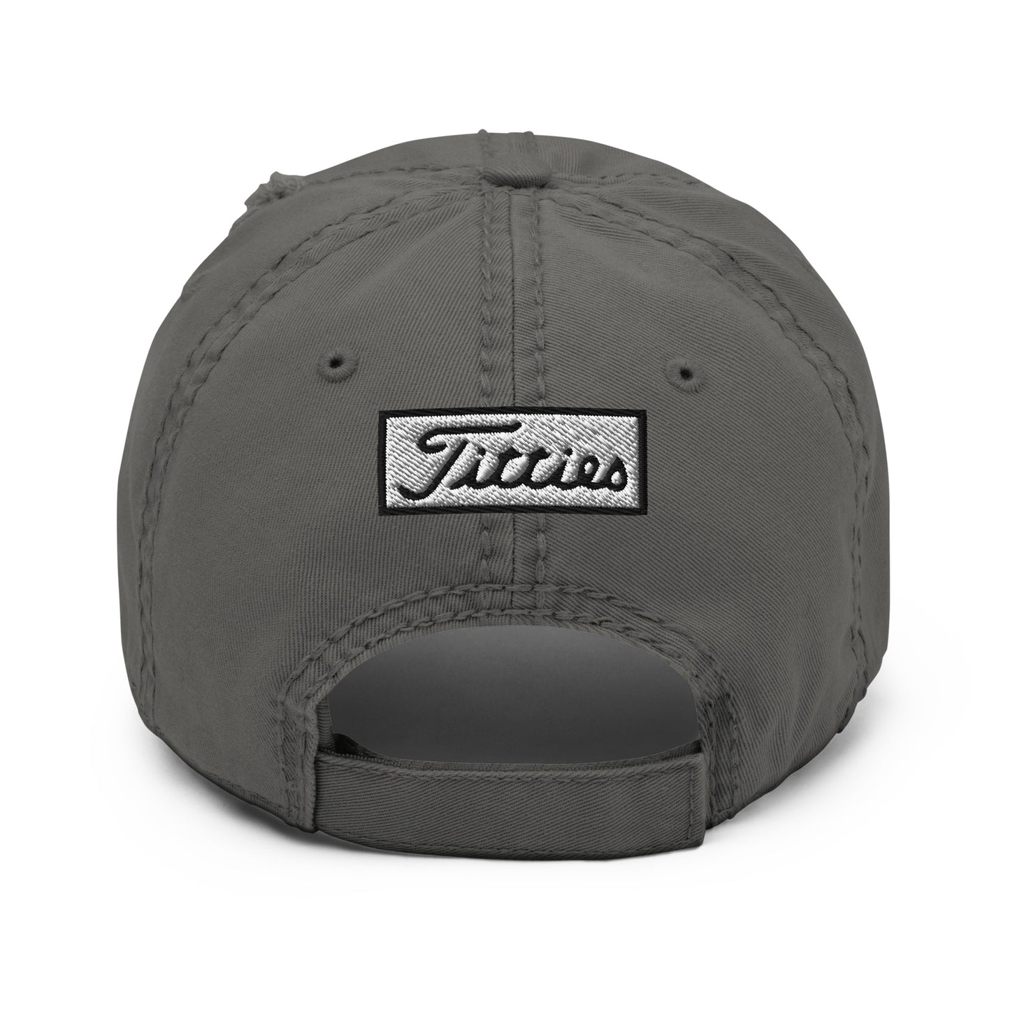 Titties Distressed Baseball Hat
