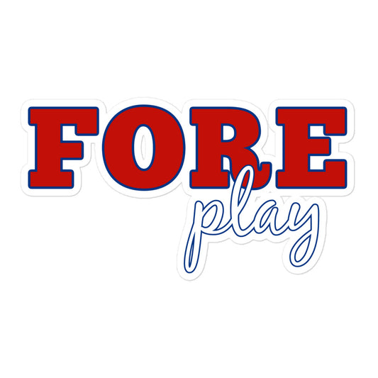 Fore Play Stickers