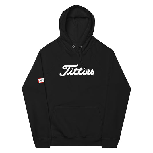 Titties Eco Raglan Hoodie