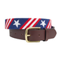 Stars and Stripes Needlepoint Belt