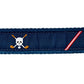 Jolly Golfer Navy Ribbon Canvas Belt