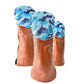 Blue Camouflage Needlepoint Wood Headcover