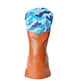 Blue Camouflage Needlepoint Wood Headcover