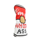 Can of Whoop-Ass Needlepoint Driver Headcover