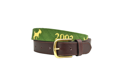 Augusta GOAT Needlepoint Belt