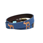 Striped GOAT Needlepoint Belt