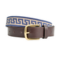 Greek Key Needlepoint Belt