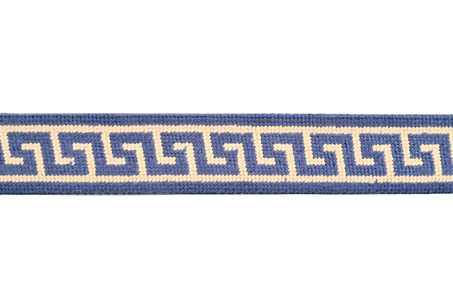 Greek Key Needlepoint Belt