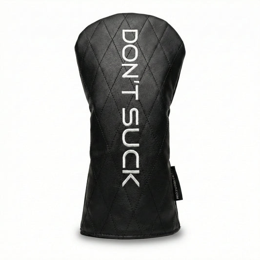 Don’t Suck™ Driver Headcover — Premium Black Diamond Quilted Fit (460cc)