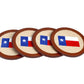 Texas Flag Needlepoint Coaster Set
