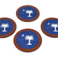 South Carolina Needlepoint Coaster Set