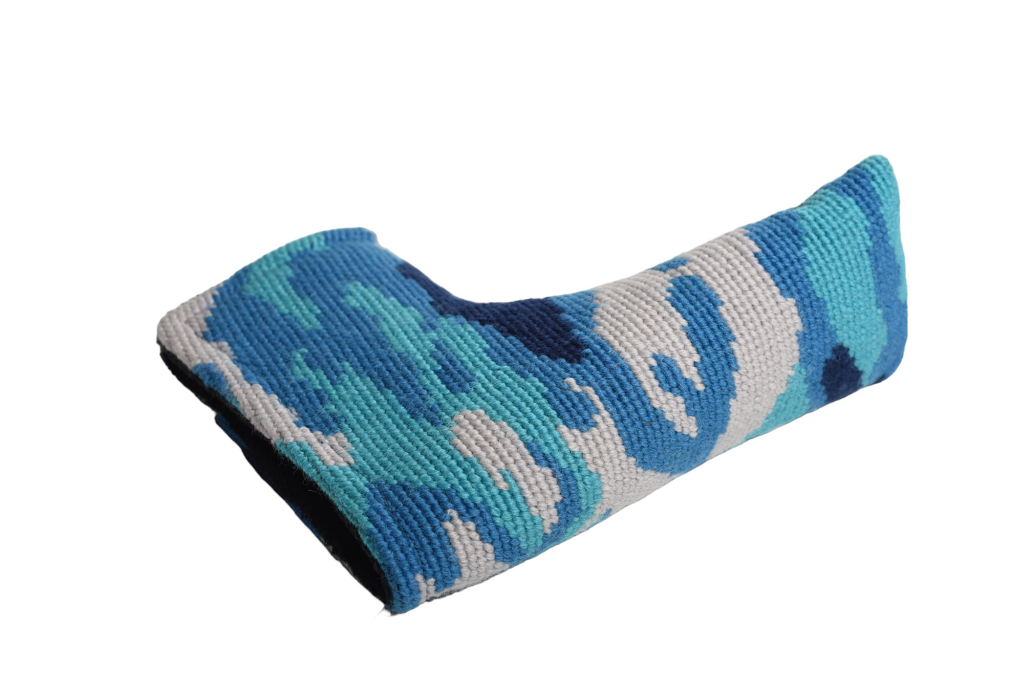 Camouflage Blue Putter Headcover for Blades - Perfect Protection and Style