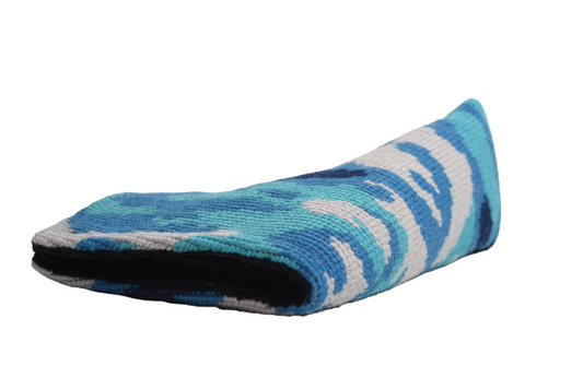 Camouflage Blue Putter Headcover for Blades - Perfect Protection and Style