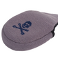 Jolly Roger Putter Headcover in Satin Grey Needlepoint for Ultimate Club Protection