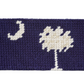 South Carolina Needlepoint Alligator Embossed Belt