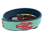 Lobster Needlepoint Canvas Belt