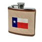 Texas Needlepoint Flask