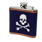 Jolly Roger Needlepoint Flask