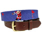 Ho Ho Hole In One Needlepoint Belt