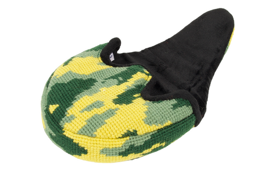 Pimento Cheese Needlepoint Mallet Putter Headcover for Golf Enthusiasts