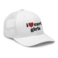 I Love Cart Girls Trucker Hat