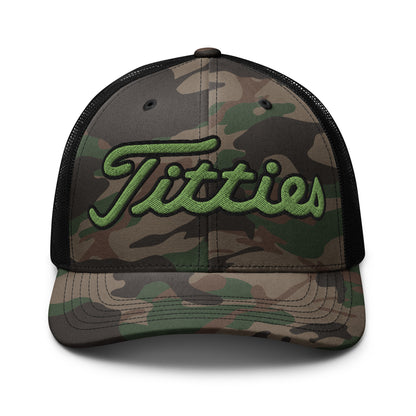 Titties Camouflage Trucker Hat(NEW)