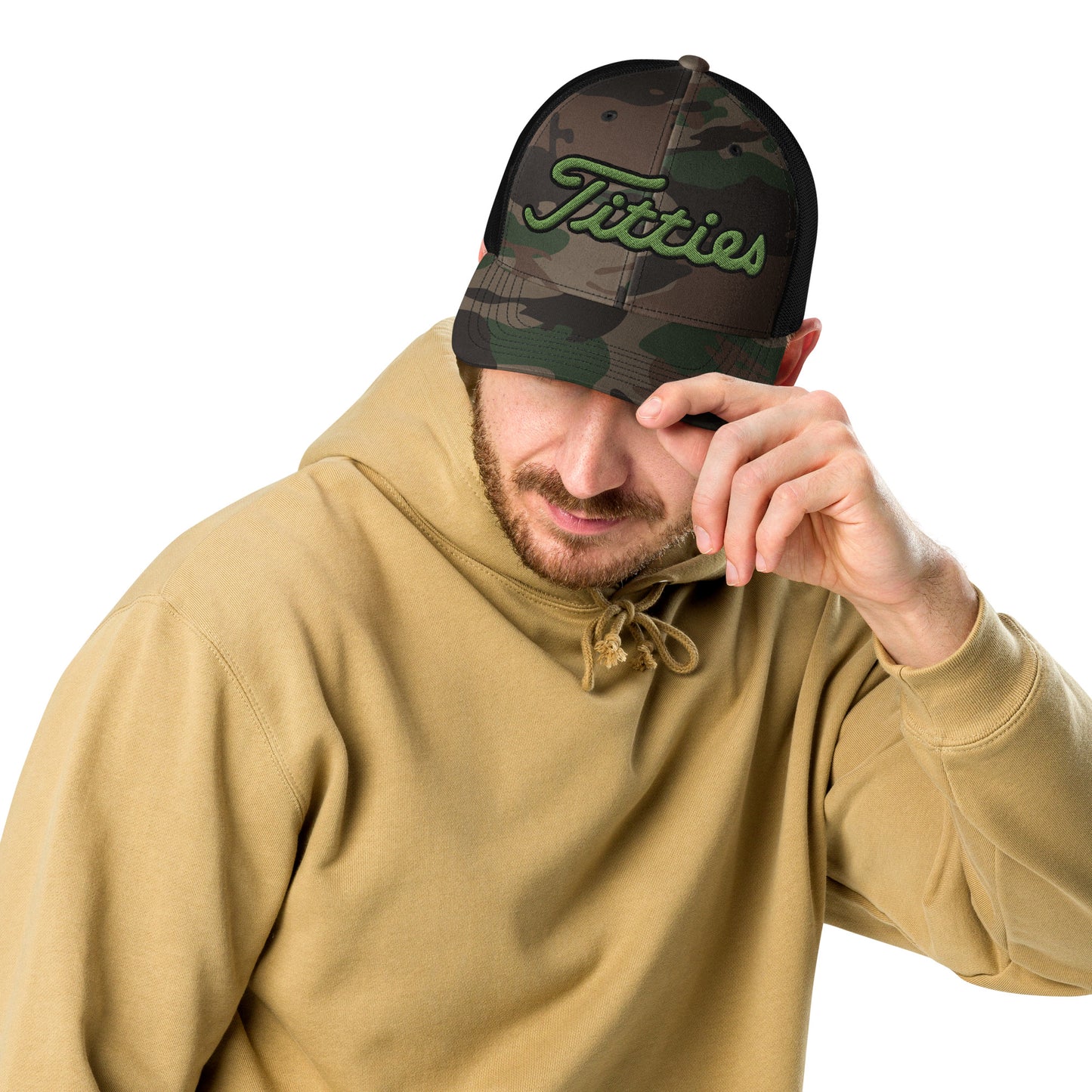 Titties Camouflage Trucker Hat(NEW)