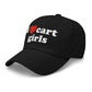 I Love Cart Girls Baseball Hat