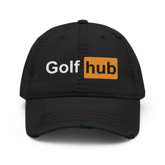 Golf Hub Distressed Hat