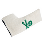 Jolly Roger White/Green Needlepoint Blade Putter Headcover